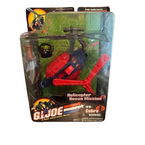 Hasbro 2002 G.I. Joe Vs Cobra Helicopter Recon Mission New In Box Y2K - Picture 1 of 8